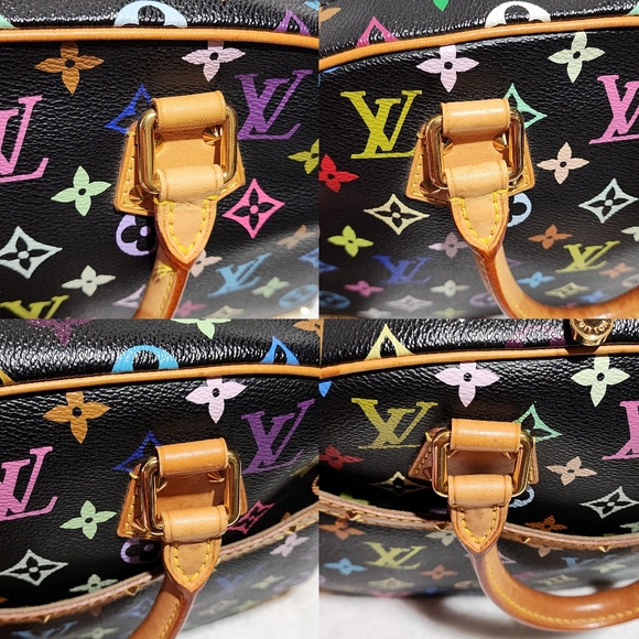 Authentic Louis Vuitton Black multicolor trouville - Picture 9 of 14